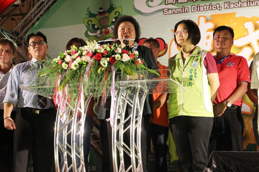 幸福三太子開幕 市長陳菊：祈求太子爺保祐高雄 保佑臺灣