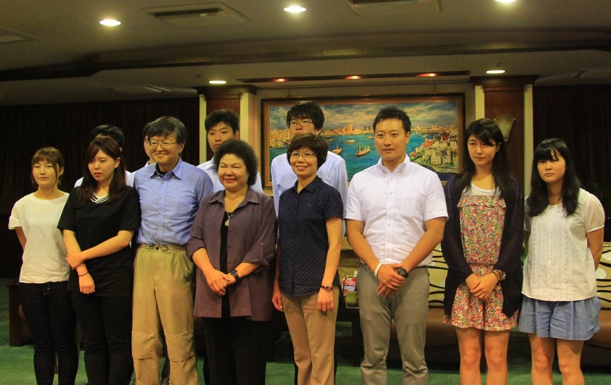 日本龍谷大學師生拜會 市長陳菊盼實踐民主人權