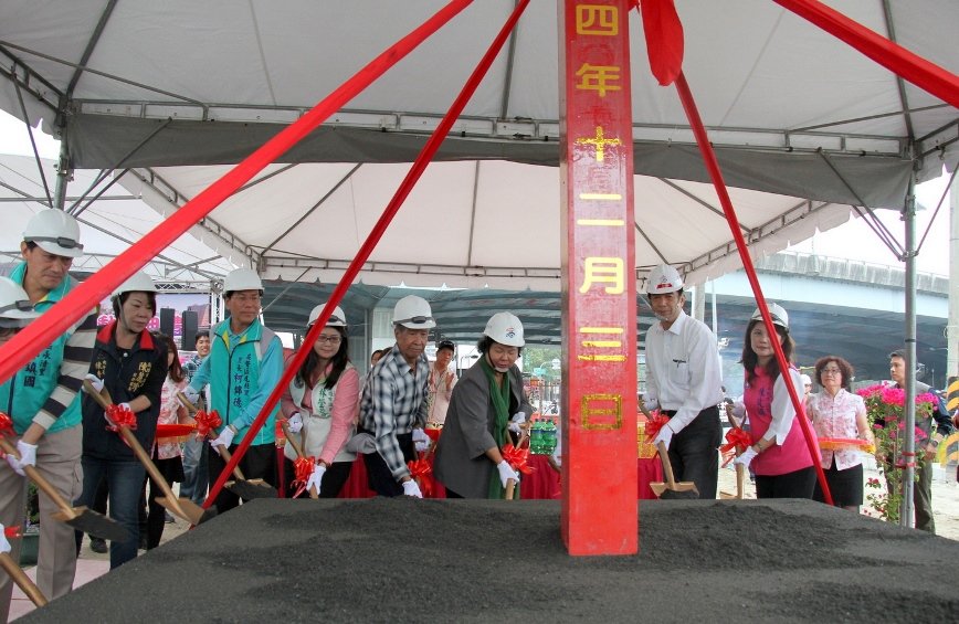 左營區綠2開闢工程動土 市長陳菊：營造兼具生態與休閒的綠地空間