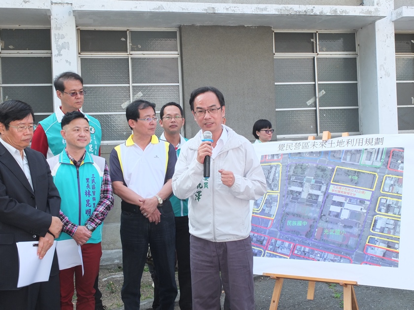 立委李昆澤協調 覺民營區加速活化 軍方禁區明年中化身綠地