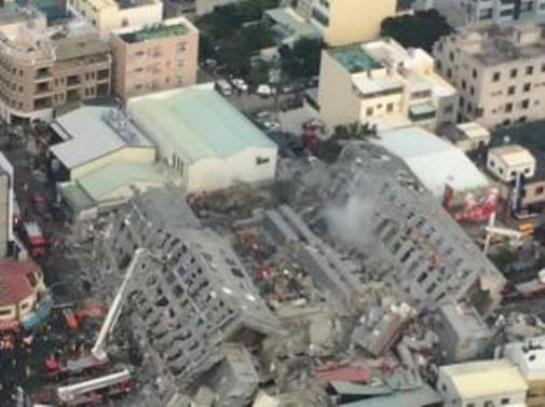 高雄市美濃區發生6.4強震 台南維冠大樓倒塌 釀14死 失聯156人