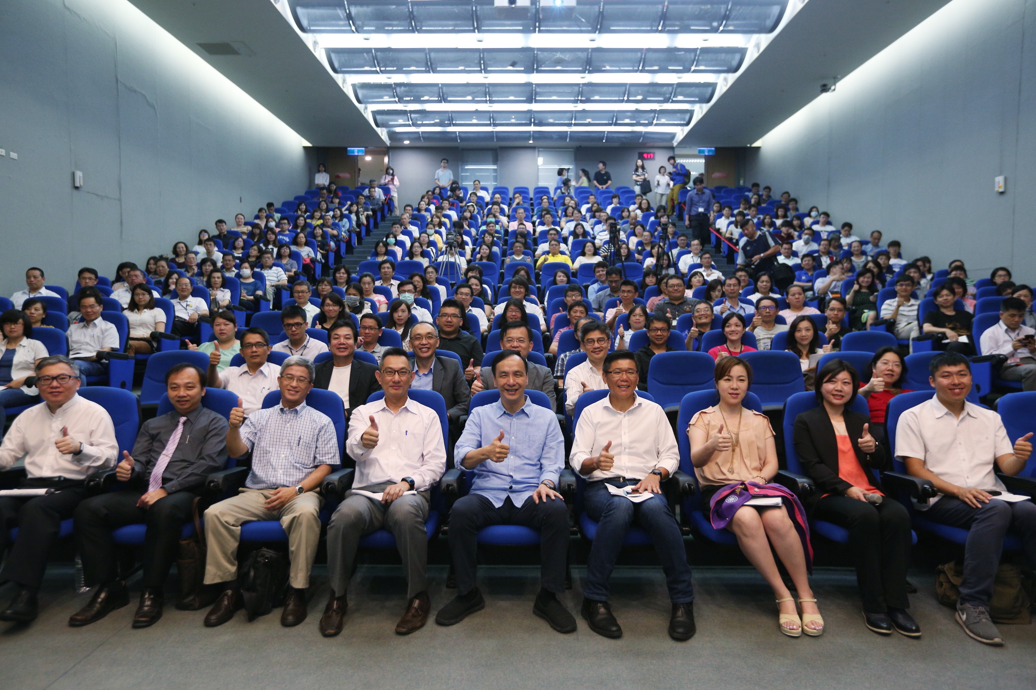 參與式預算講座分享紐約成功經驗 朱立倫：成為民主社會的里程碑