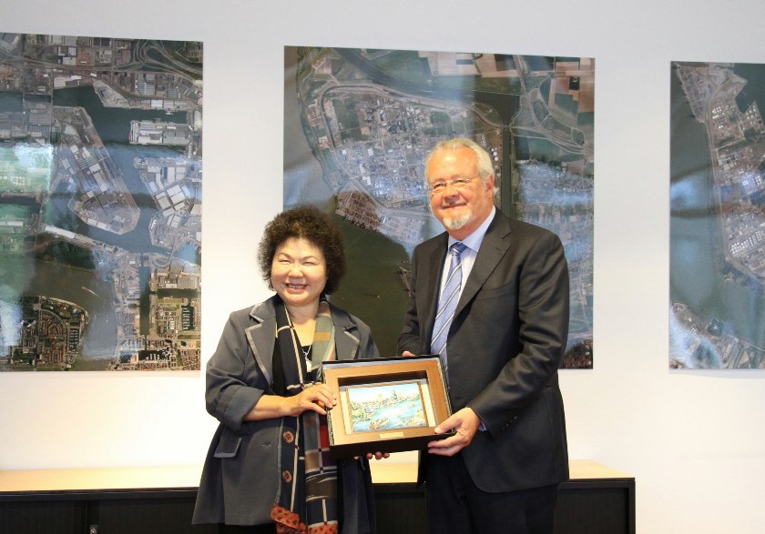 借鏡港區規劃成功經驗 市長陳菊率團參訪安特衛普 受到熱烈歡迎