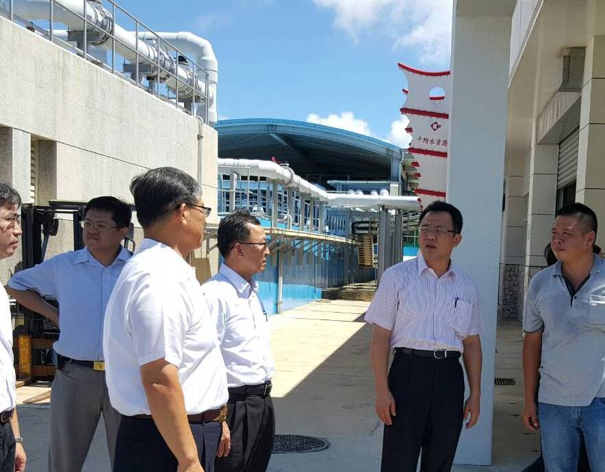 行政院南部中心執行長黃義佑訪視澎湖海淡廠及海研中心