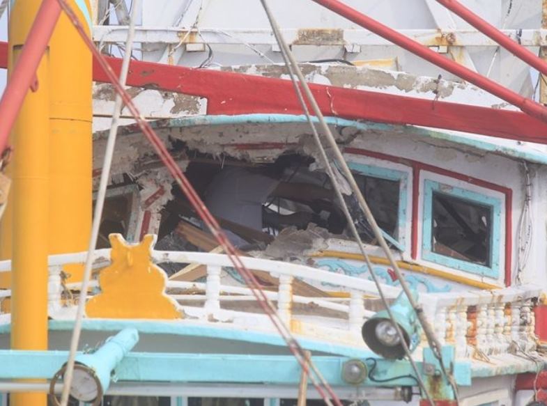 海軍金江艦誤射雄三飛彈 船長不幸身亡 據傳大陸啟動飛彈射控雷達準備反擊