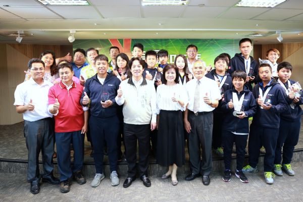 表揚2017冬季特殊奧林匹克運動會台南選手 賴清德市長肯定選手傑出的表現