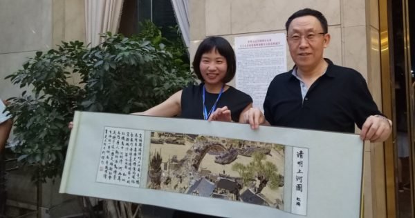 河南省台辦副主任尚潤澤主任（右） 