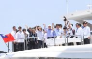 總統蔡英文、高雄陳菊市長陪同巴拉圭總統卡提斯參訪亞洲新灣區