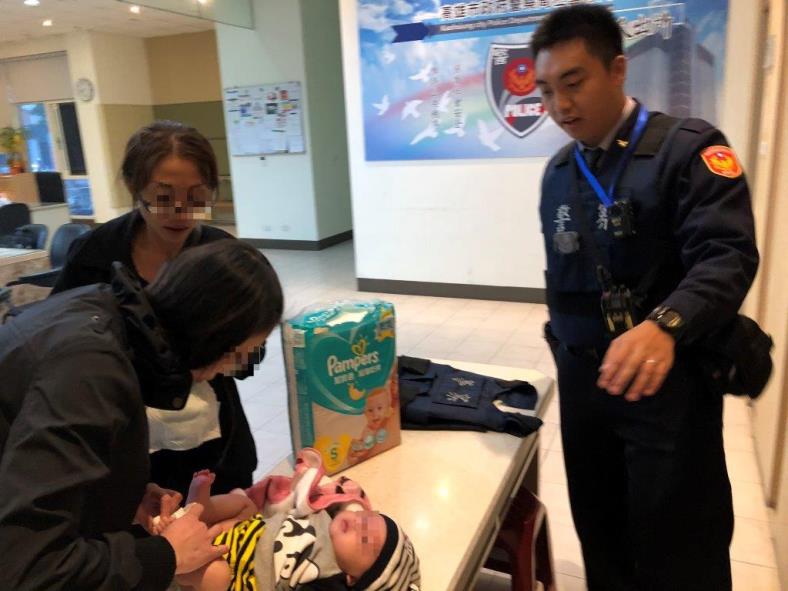 心情鬱悶抱男嬰萌生輕生 左營分局警幫兒買尿布 郭女感勳卸下輕生念頭