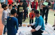 屏東議員李世斌辦文化節慶活動 山達基教會安排學童參與反毒大富翁遊戲