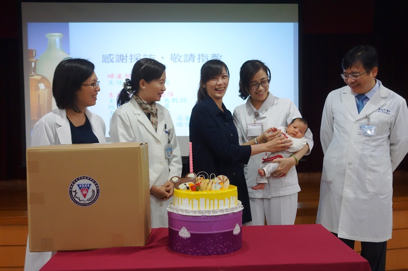 高醫生殖醫學科助好孕 生平第一次排卵 產下同月同日的寶寶