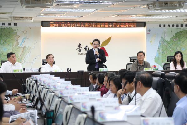 台南市政府辦理全市區長及主任秘書防汛期前災害防救教育訓練