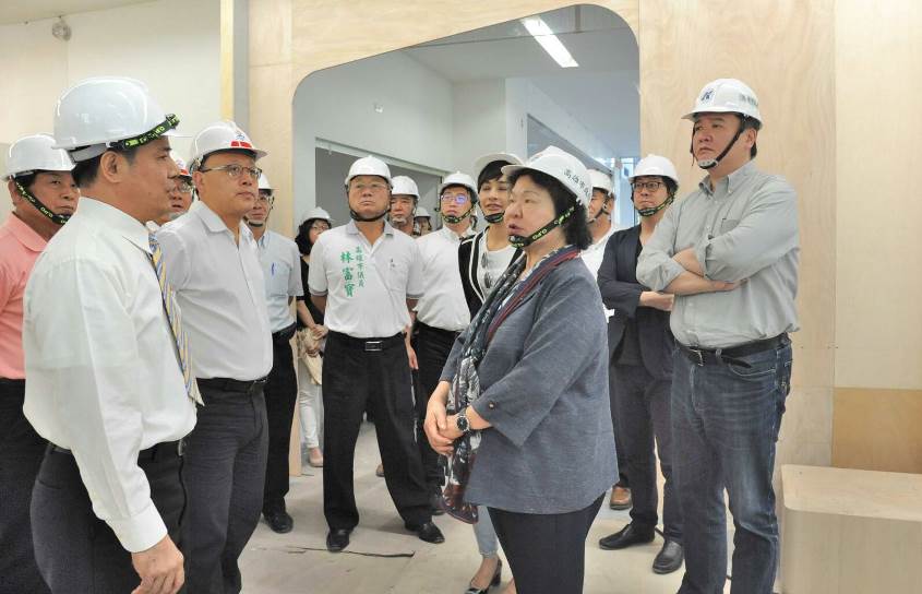 打造城市閱讀環境 高雄市長陳菊視察圖書旗山分館