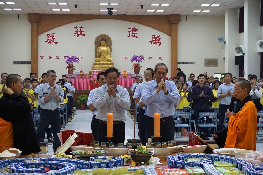 吉祥月普渡法會  中油大林煉油廠為社區及台灣中油公司祈福