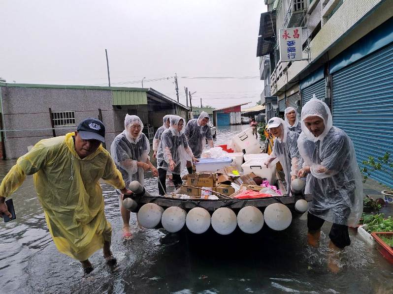 八二三水災台南祈福會 受災區里長感恩「慈濟一直都在」