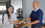 善化靜思堂將啟用  建築工人員吃慈濟冰品聽薩克斯風