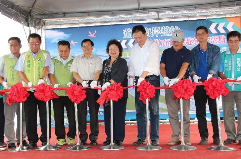 茄萣海岸整治三期完工 許立明：改善景觀及安全
