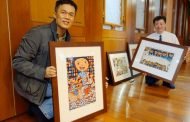 樹人國小學習人文關懷  創作版畫仁德靜思堂開展