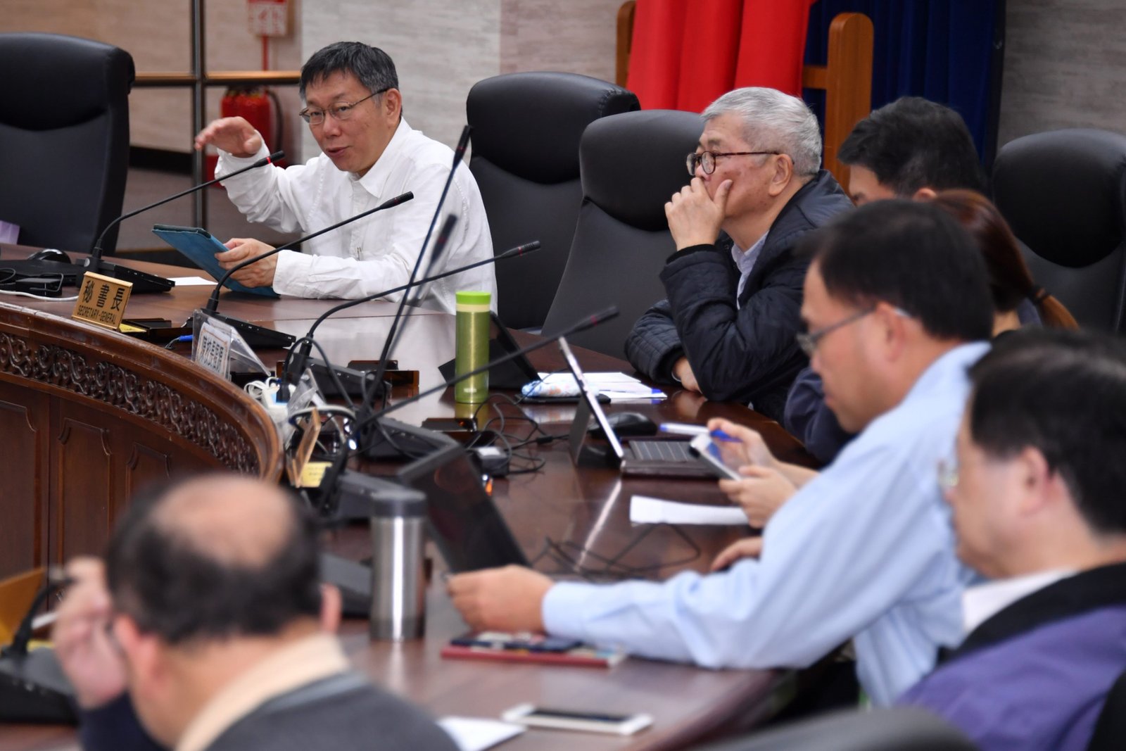 主持108年首次公安會報 柯文哲：提升本市各區住警器安裝率 降低火災死傷人數