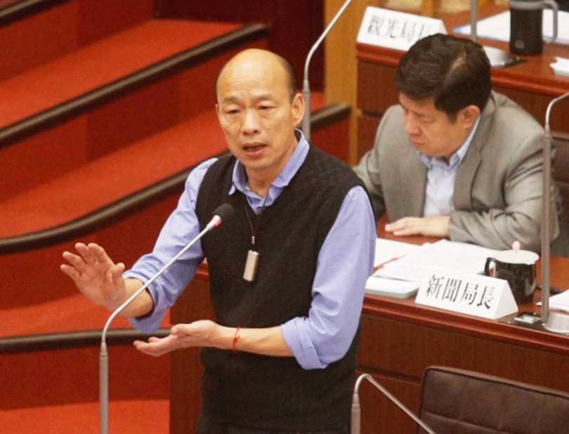 高雄市長韓國瑜：若參選 總部就職上班都在高雄