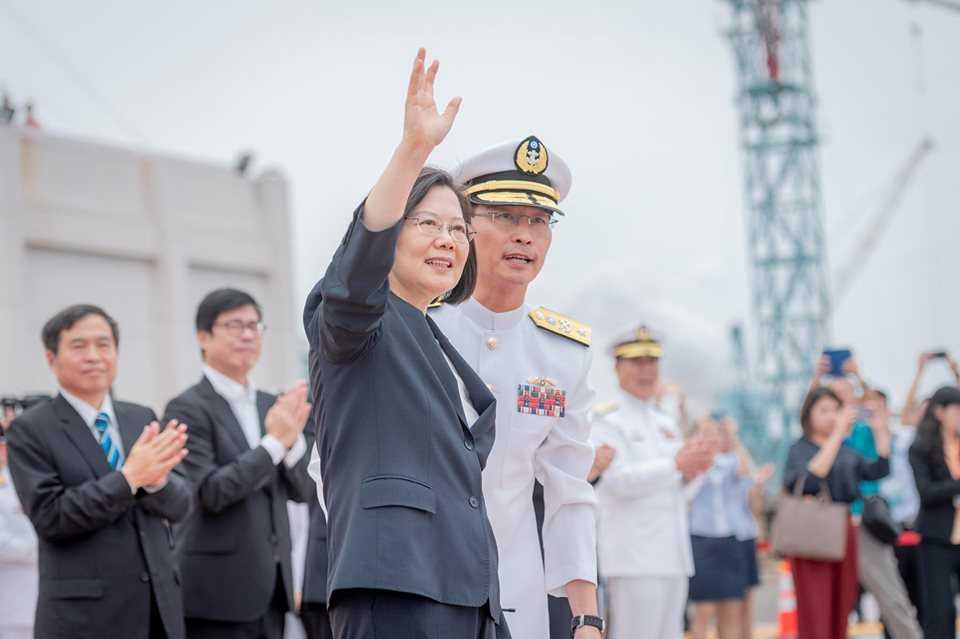 潛艦國造高雄廠區動土 總統蔡英文主持