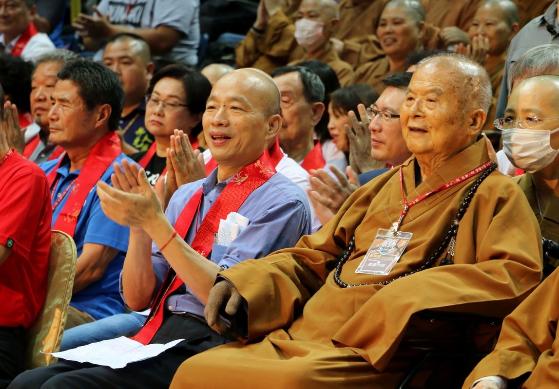 佛光盃高雄巨蛋隆重登場 韓國瑜預祝賽事圓滿順利