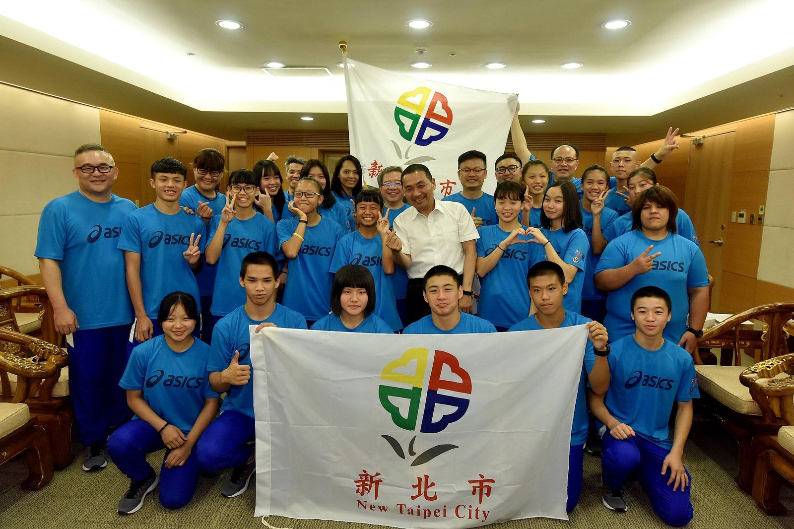 新北ICG代表團遠征俄羅斯 侯友宜：享受比賽樂趣、學習體育外交