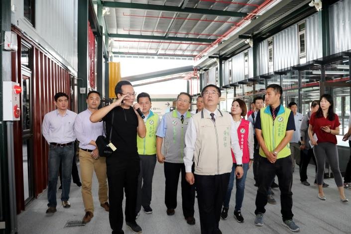 黃偉哲市長視察台南轉運站 盼年底營運後成台南交通及文創新亮點