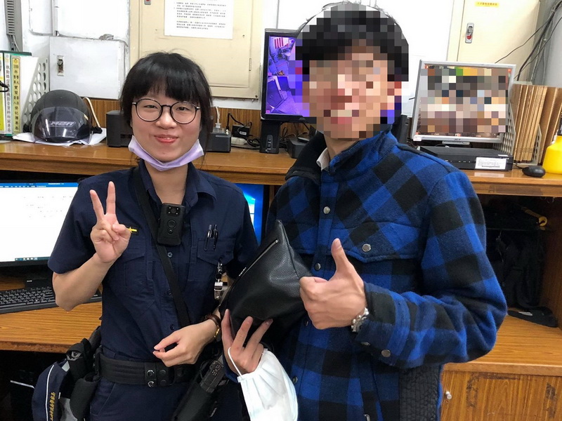 男子遺失名貴皮夾 新興分局女警火速尋回獲好評