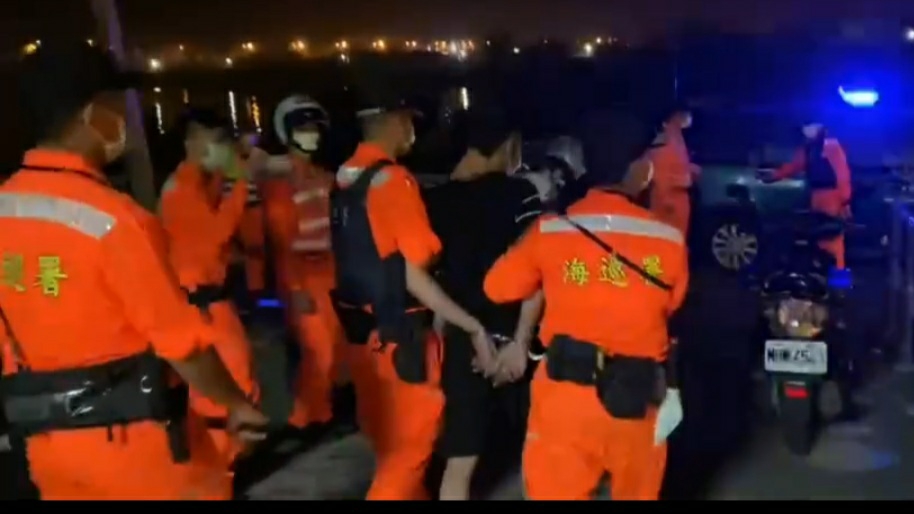 海巡署南部分署第一一岸巡隊查獲失聯移工