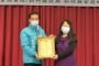 台中大甲廣明宮慈善會愛心餐會 市長盧秀燕贈弱勢紅包