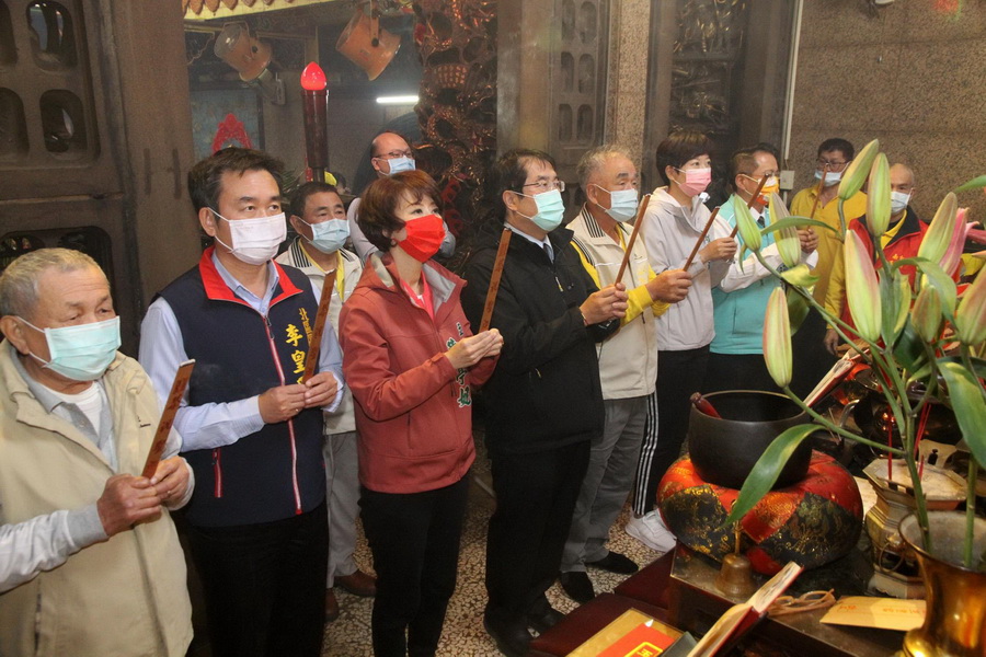 初九天公生 台南市長黃偉哲赴玉皇宮祝壽祈福