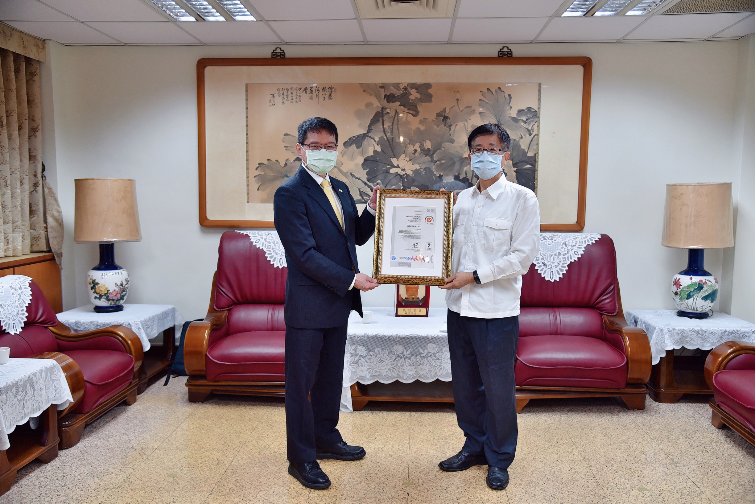 加強資安防護 高雄市警局通過ISO 27001資安認證