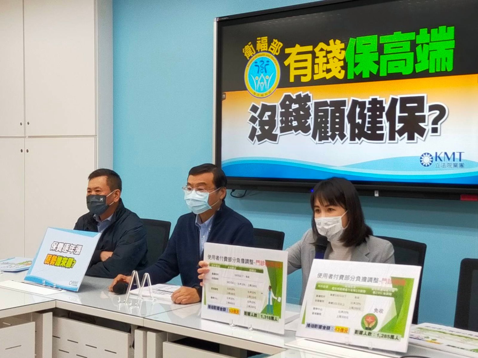 有錢保高端沒錢顧健保 調高保費衛福部失信於民