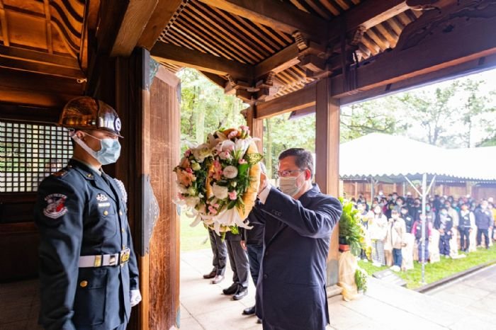 桃園市長鄭文燦任春祭致祭典禮主祭官 追思殉職人員