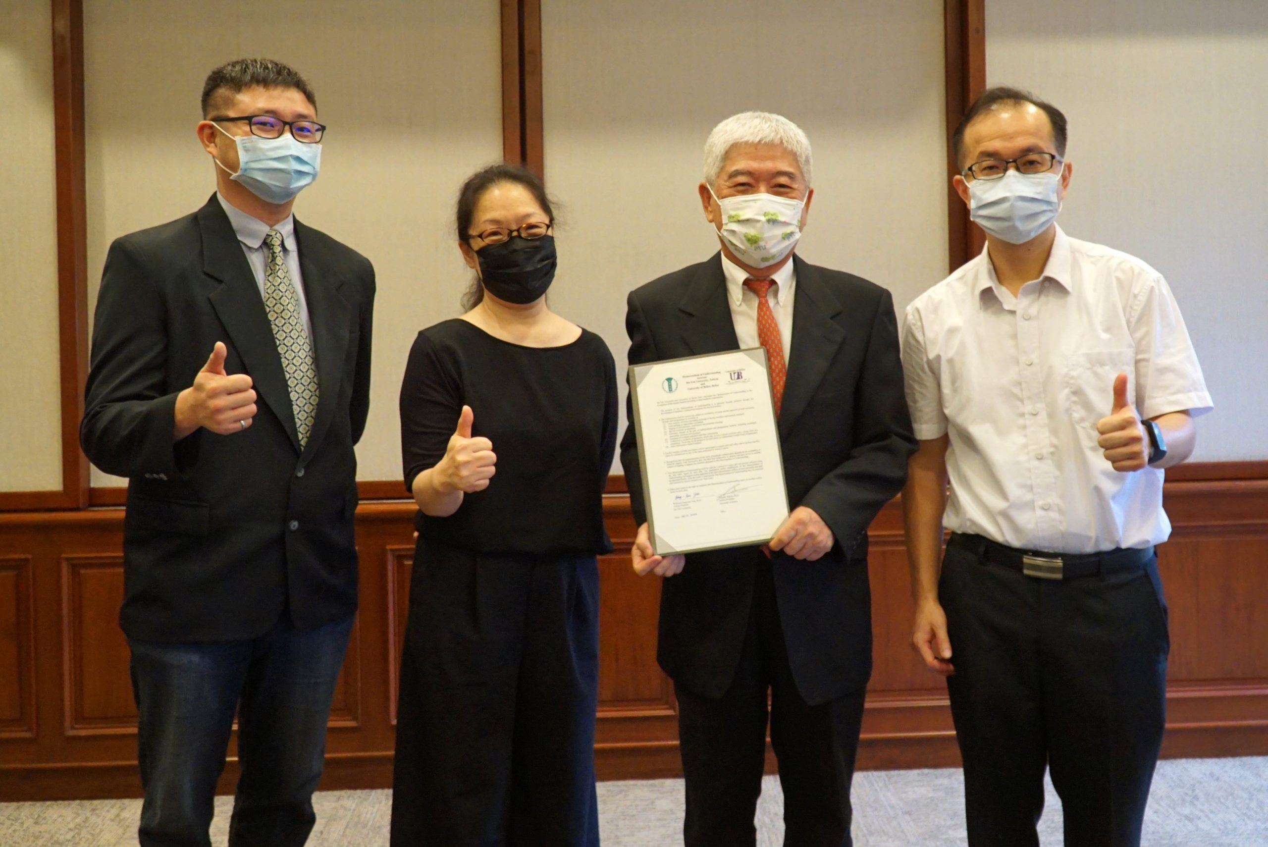 國際交流 大葉大學與貝里斯大學締結為姊妹校