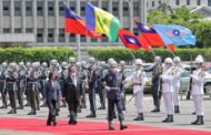 蔡總統軍禮歡迎 聖文森總理訪台：不支持大國恫嚇小國