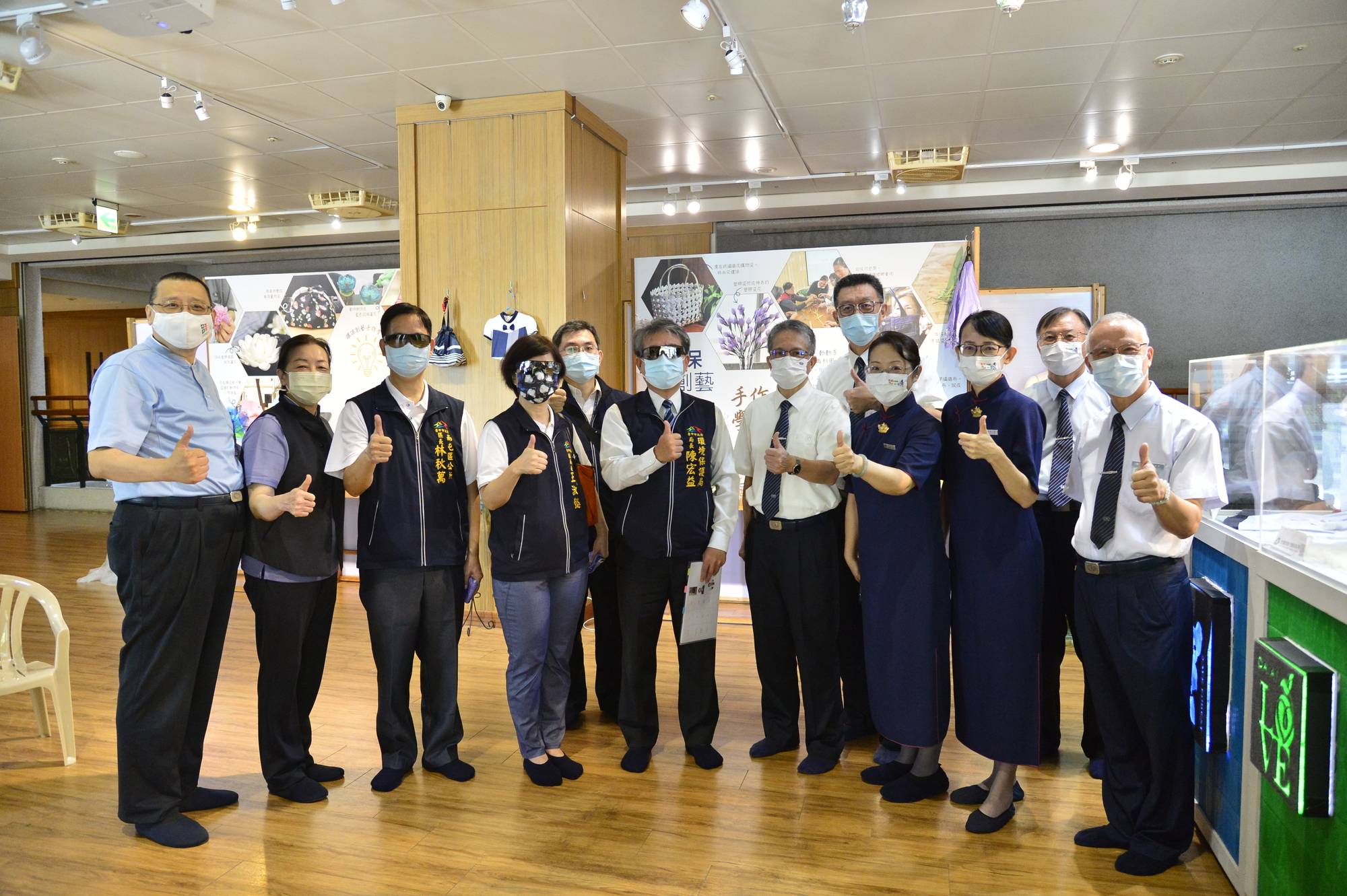 臺中靜思堂獲環境教育設施場所獲認證 辦揭牌典禮