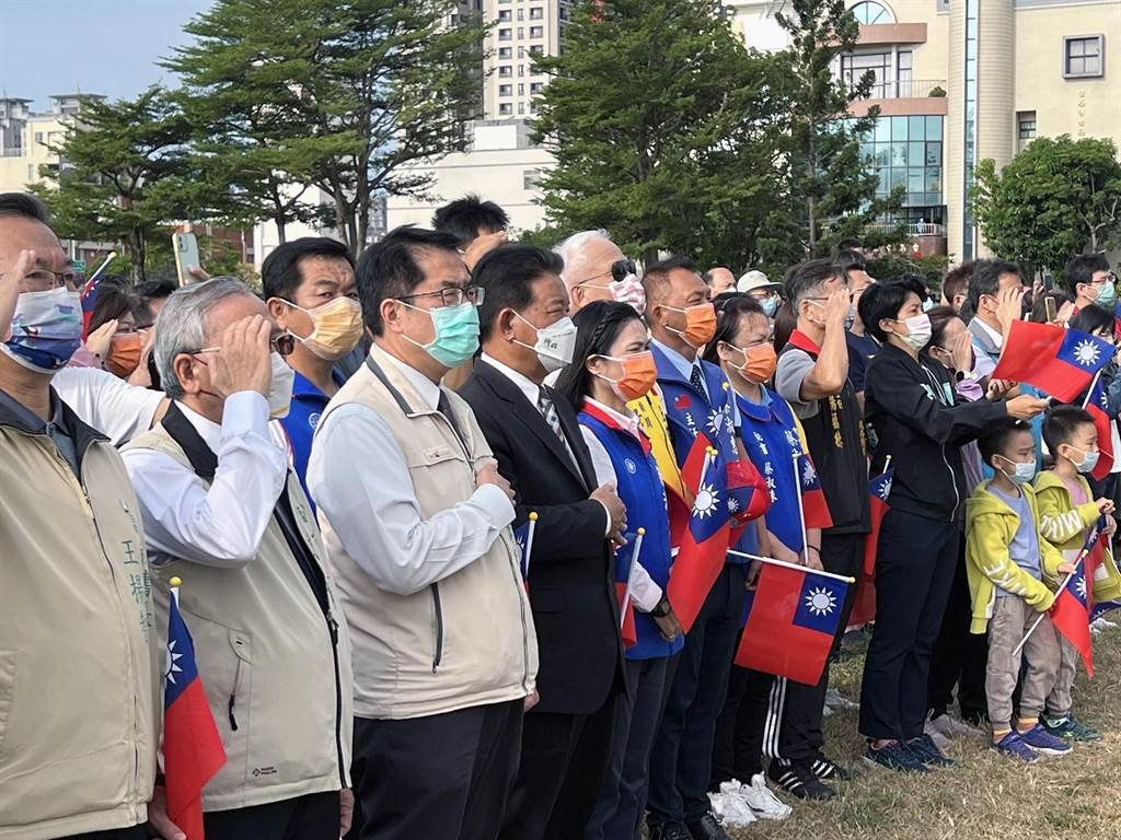 台南市政府舉行國慶升旗典禮 市長黃偉哲：願國家千秋萬載