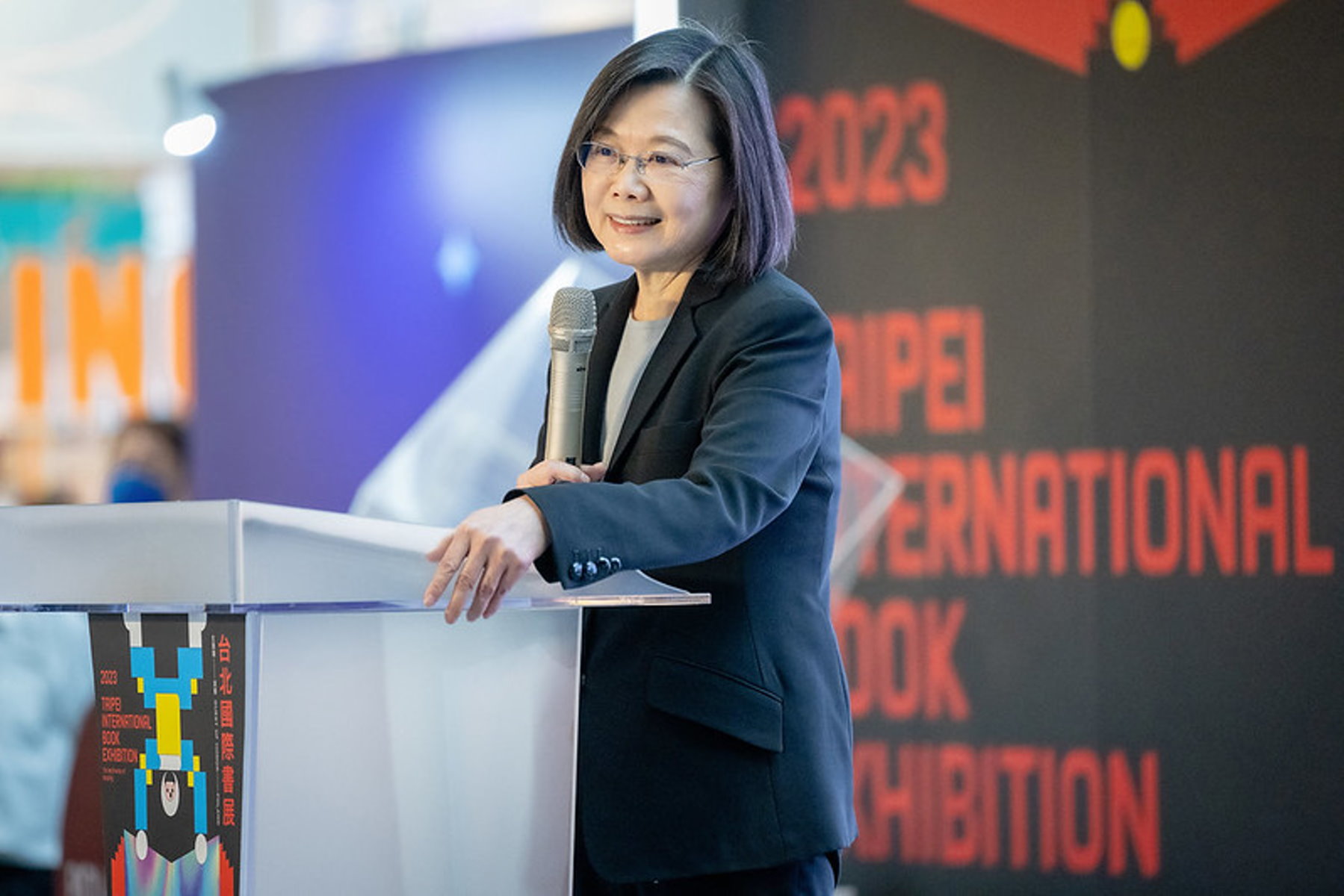 蔡英文總統出席台北國際書展 邀請國人支持臺灣創作