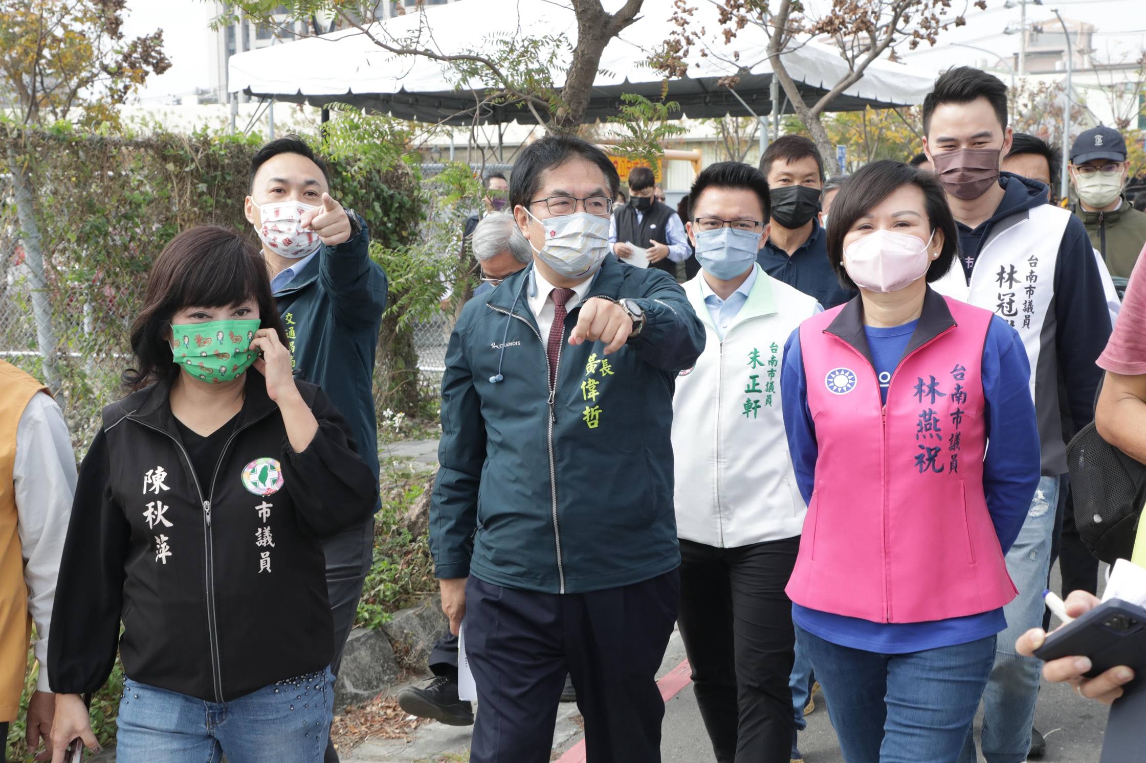 台南市長黃偉哲視察永安轉運站 要求盡速完成改善用路人安全