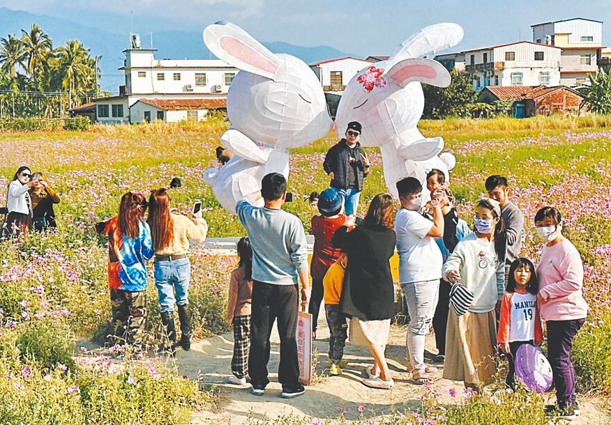 高雄美濃花海湧入30萬人潮 帶來上億元商機