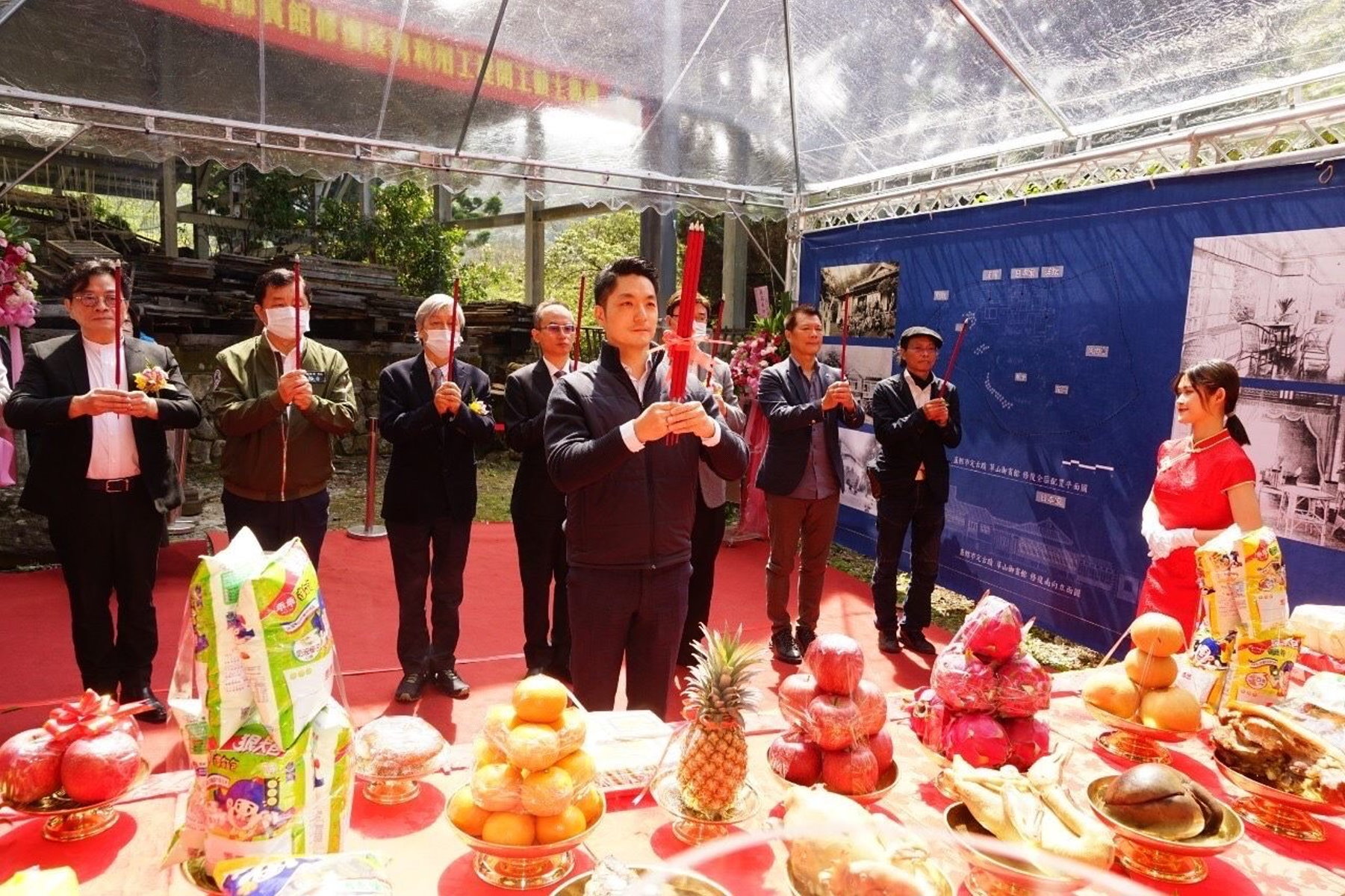 市定古蹟草山御賓館修復工程開工 蔣萬安：相約二０二六年見證全新風貌