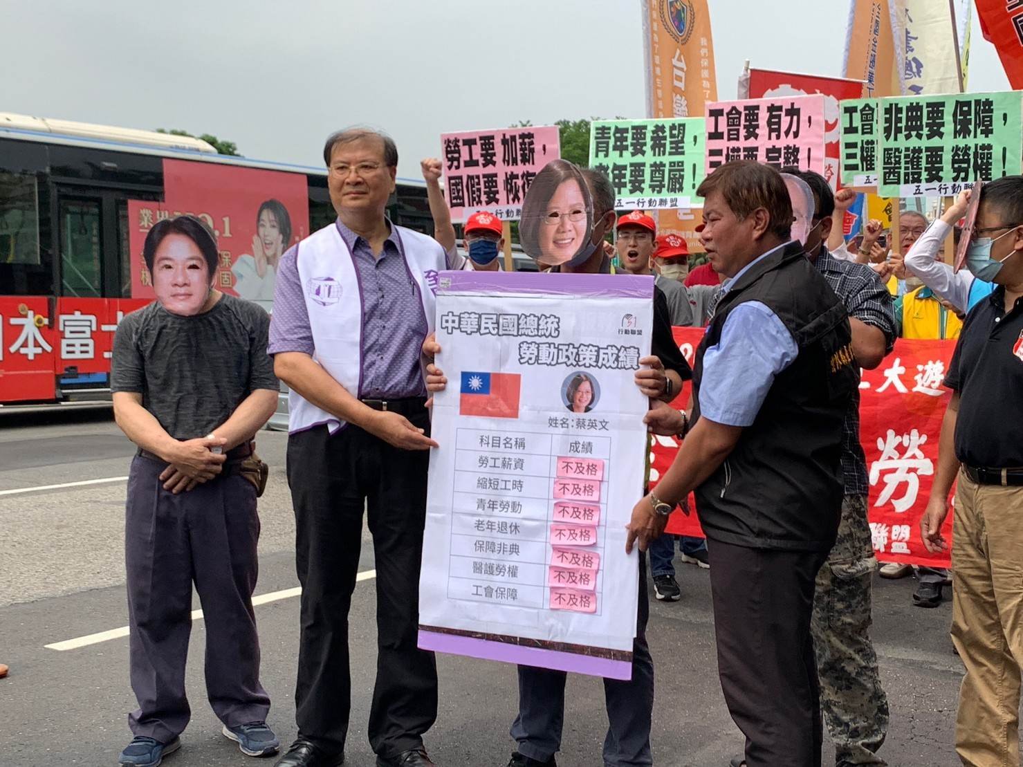 勞團痛批政策不及格 4000勞工五一勞動節上凱道算總帳