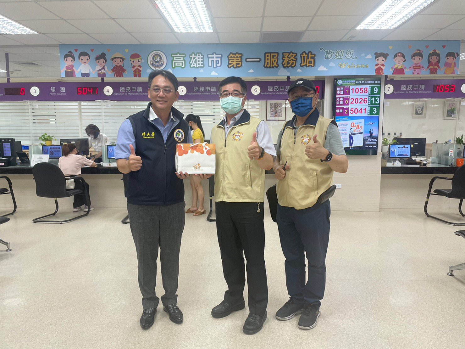 高雄榮服處拜會移民署及新住民服務中心 共同建構服務資源網絡