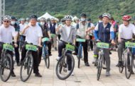 蔡英文帶頭響應世界自行車日 萬人全台串聯
