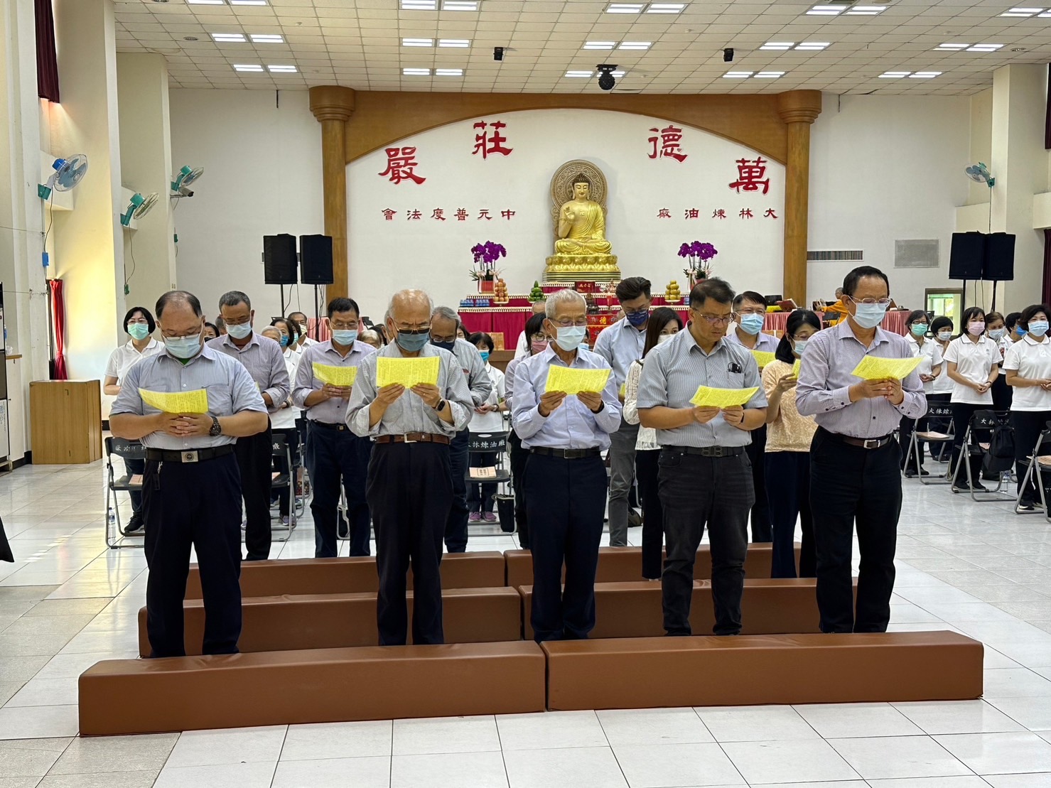 中油大林煉油廠中元普渡法會 為社區及公司祈福