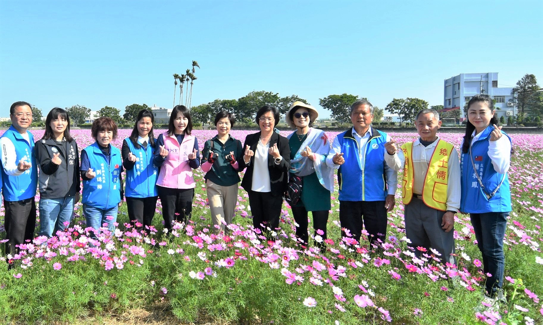 春遊彰化賞花海 埔鹽鄉南新農村花海藝術節綻放