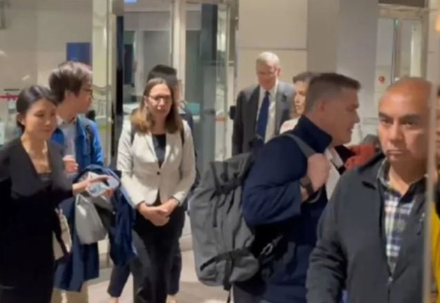 AIT遵循先例：美國代表團訪台飛抵桃園機場