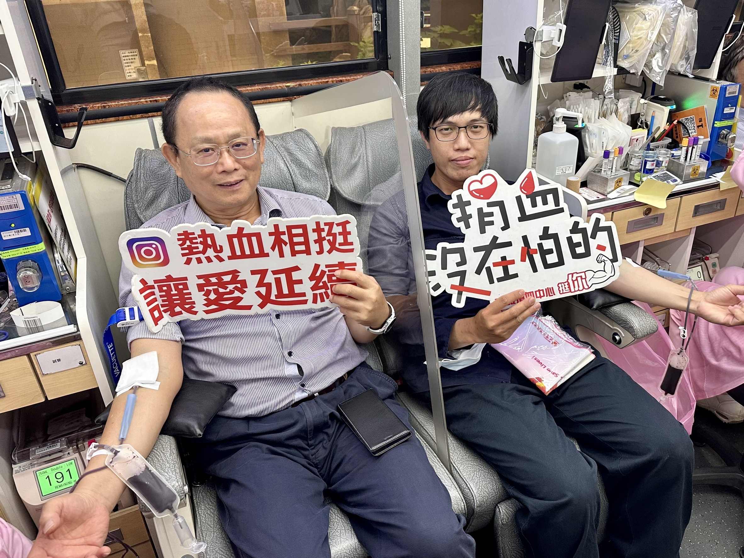 中油油愛 熱血同仁、員眷熱情參加百萬CC熱心捐血活動